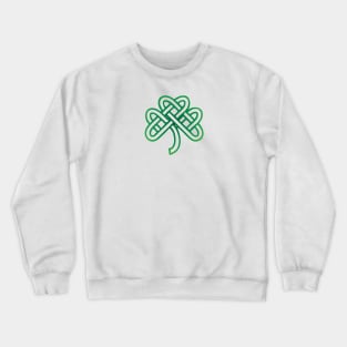 Celtic Knot Lucky Clover Crewneck Sweatshirt